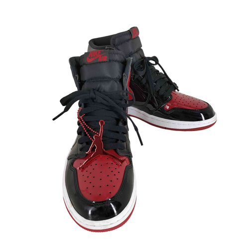 ジョーダンブランド JORDAN BRAND Air Jordan 1 High OG Patent Bred エアジョーダン1 ハイ OG パテント ブレッド メンズ JPN:27