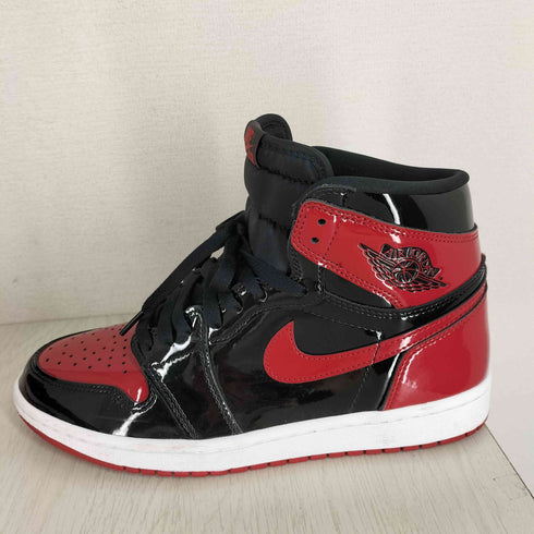 ジョーダンブランド JORDAN BRAND Air Jordan 1 High OG Patent Bred エアジョーダン1 ハイ OG パテント ブレッド メンズ JPN:27