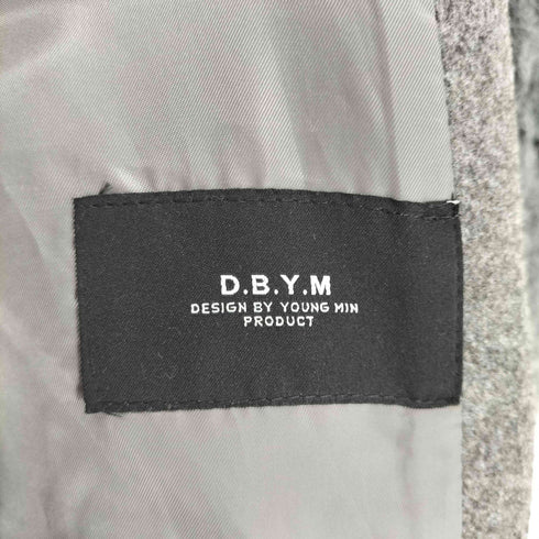 D.B.Y.M 袖ファー切替ウールチェスターコート メンズ