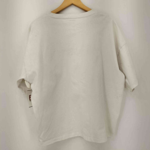 チャンピオン Champion BIG T-SHIRT WHITE フロントロゴ刺繍 レディース import:M