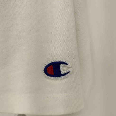 チャンピオン Champion BIG T-SHIRT WHITE フロントロゴ刺繍 レディース import:M