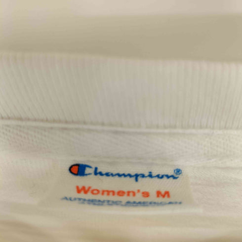 チャンピオン Champion BIG T-SHIRT WHITE フロントロゴ刺繍 レディース import:M