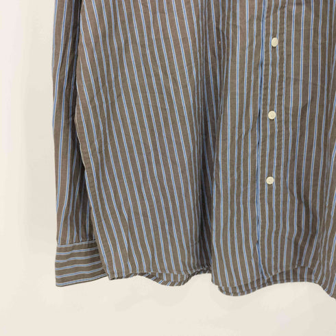 チャップス CHAPS 00S ストライプ ボタンダウン ロングスリーブシャツ メンズ import:XXL