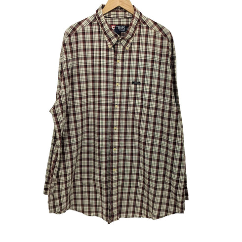 チャップスラルフローレン CHAPS RALPH LAUREN 90S チェック ボタンダウン ロングスリーブシャツ メンズ import:XXL