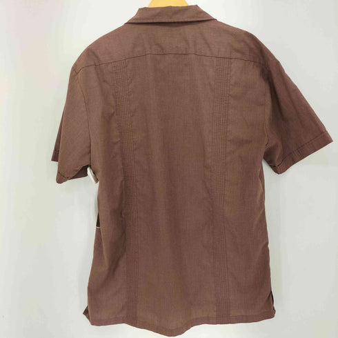 guayabera yucateca 90S コットン混 ポリ キューバシャツ メンズ import:L