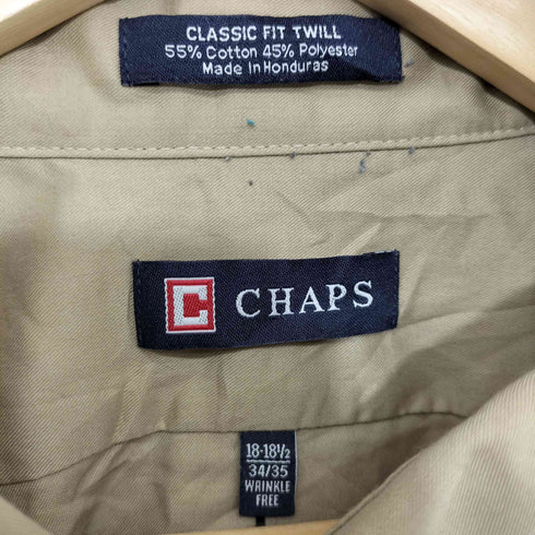 チャップス CHAPS コットンポリ ボタンダウン ロングスリーブシャツ メンズ XXL