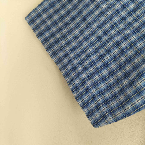 チャップス CHAPS ロゴ刺繍半袖チェックボタンダウンシャツ メンズ JPN:M