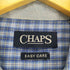 チャップス CHAPS ロゴ刺繍半袖チェックボタンダウンシャツ メンズ JPN:M