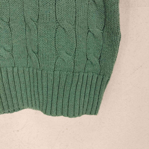 ポロラルフローレン POLO RALPH LAUREN ポニー刺繍ケーブルニットベスト メンズ JPN:M