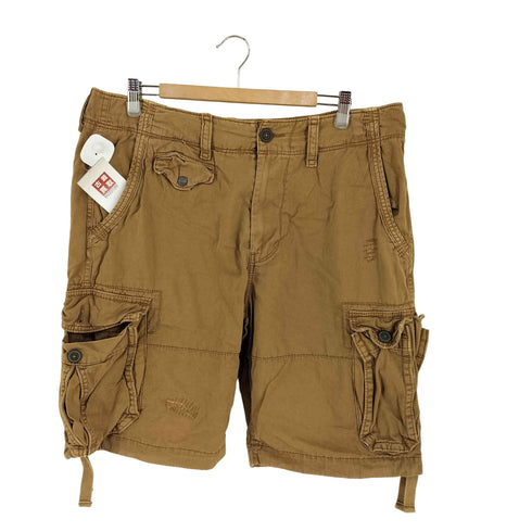 アメリカンイーグルアウトフィッターズ AMERICAN EAGLE OUTFITTERS CLASSIC LENGTH ダメージ加工 チノクロス カーゴショーツ メンズ 36