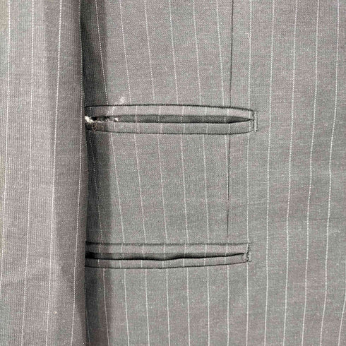 ポールスミス Paul Smith cloth by ermenegildo zegna ストライプ柄 背抜き 3B テーラードジャケット メンズ import:M
