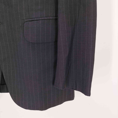 ポールスミス Paul Smith cloth by ermenegildo zegna ストライプ柄 背抜き 3B テーラードジャケット メンズ import:M