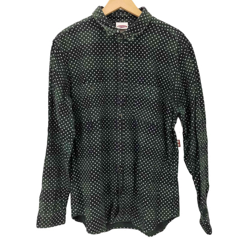 マスターピース MASTERPIECE ドット柄 ブロックチェック ネルシャツ メンズ JPN:XL