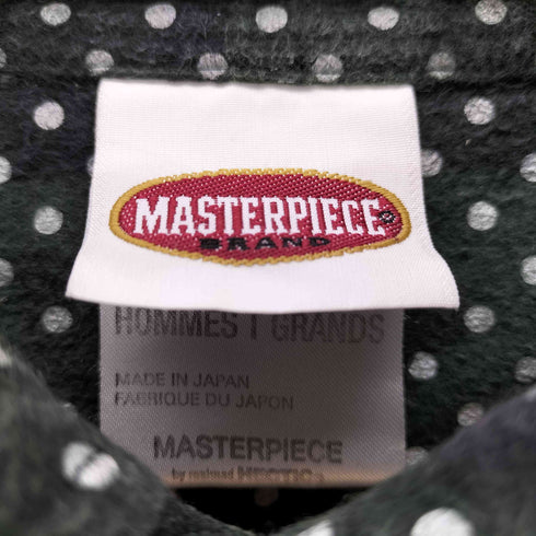 マスターピース MASTERPIECE ドット柄 ブロックチェック ネルシャツ メンズ JPN:XL