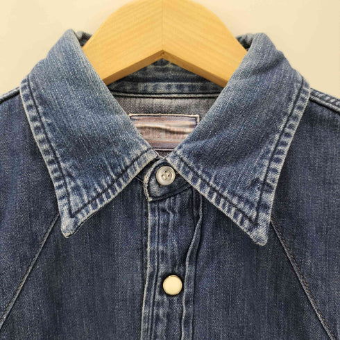 ブルーブルーハリウッドランチマーケット BLUE BLUE H.R.MARKET デニムウエスタンシャツ メンズ JPN:2