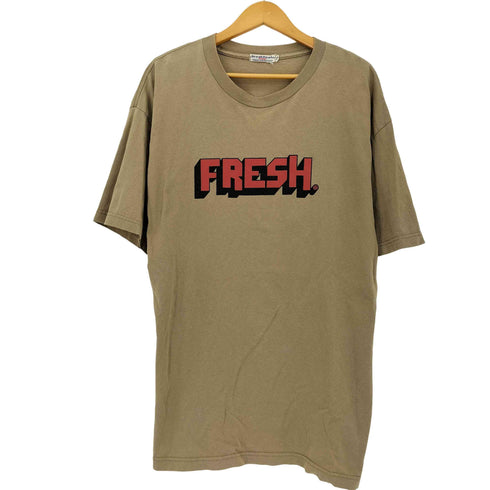 breakbeats wear FRESH オールドスクール・ヒップホップ クルーネックTシャツ メンズ import:XL