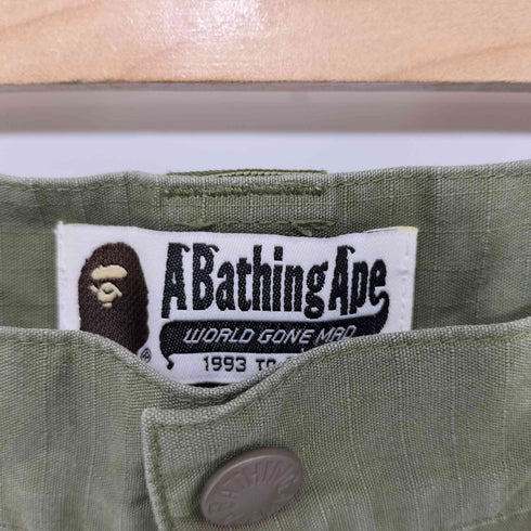 アベイシングエイプ A BATHING APE リップストップ カーゴショートパンツ メンズ JPN:L