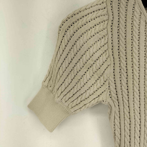 スナイデル snidel バックオープンリボンニットTOPS レディース ONE SIZE