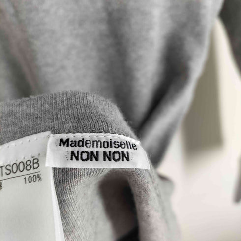 マドモアゼルノンノン mademoiselle NON NON ハイネック ロングスリーブTシャツ レディース