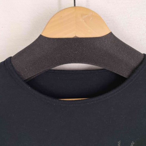 マドモアゼルノンノン mademoiselle NON NON ポイントロゴ ロングスリーブTシャツ レディース