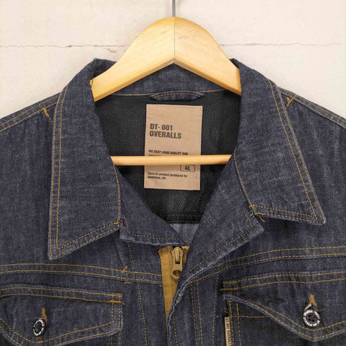 DT-001 OVERALLS デニムオールインワン メンズ 4L