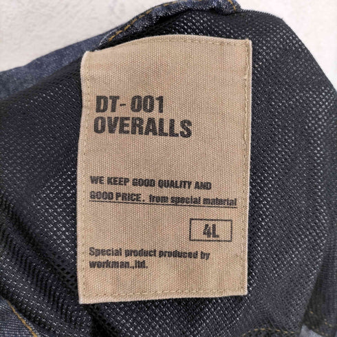 DT-001 OVERALLS デニムオールインワン メンズ 4L