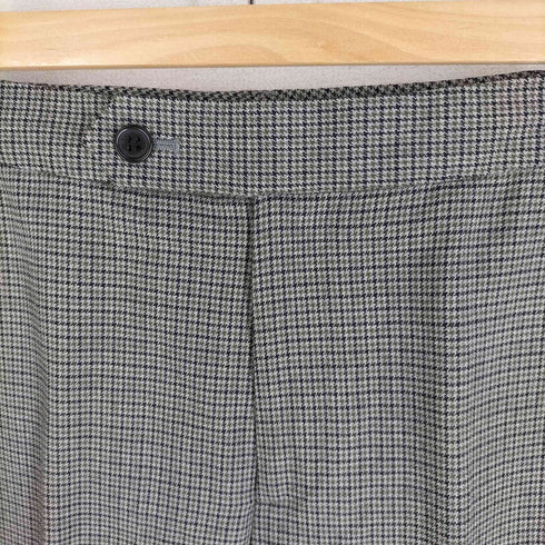 アクアスキュータム AQUASCUTUM チェック ウール混 スラックス レディース