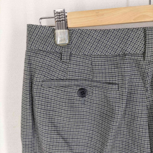 アクアスキュータム AQUASCUTUM チェック ウール混 スラックス レディース