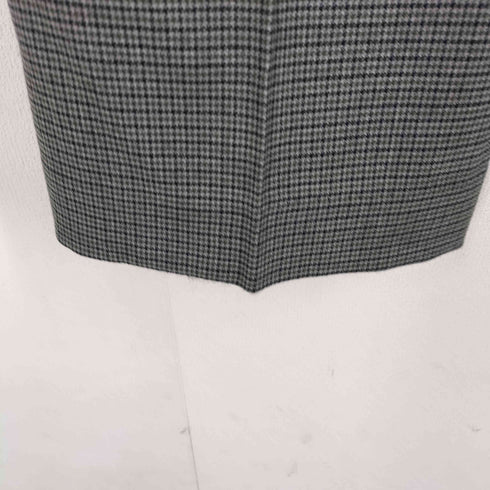 アクアスキュータム AQUASCUTUM チェック ウール混 スラックス レディース