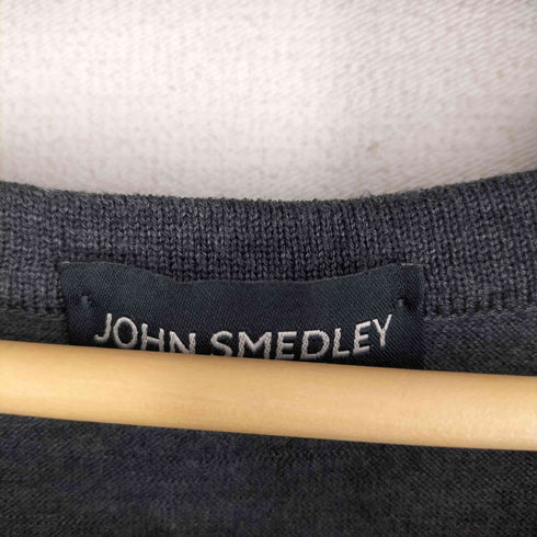 ジョンスメドレー JOHN SMEDLEY イギリス製 クルーネック薄手ニット メンズ import:S