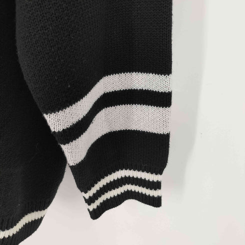 エムエーエムシー MAMC フロント刺繍カーディガン オーバーサイズ サガラ メンズ import:L