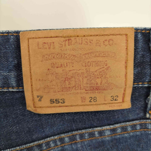 リーバイス Levis 00S 日本製 553 ボタン裏J09刻印 ジップフライ ブーツカット デニム パンツ メンズ W28 L32