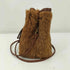 アグ UGG リアルファー 巾着ショルダーバッグ レディース