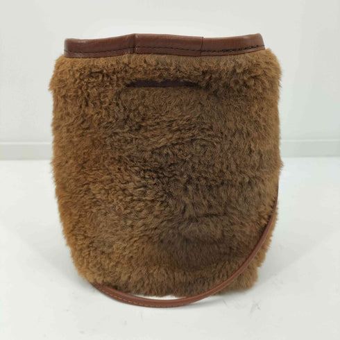 アグ UGG リアルファー 巾着ショルダーバッグ レディース