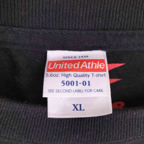 ユナイテッドアスレ UNITED ATHLE プリントクルーネックTシャツ メンズ JPN:XL