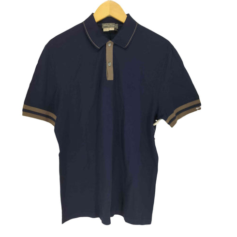サルヴァトーレフェラガモ Salvatore Ferragamo 袖刺繍S/S ポロシャツ メンズ JPN:XL