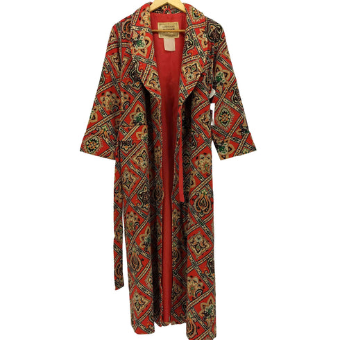 LADIES' HOLY GOWN 総柄 ガウン コート レディース