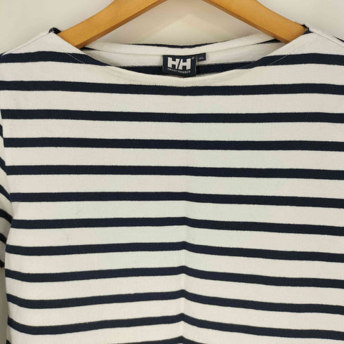 ヘリーハンセン HELLY HANSEN ボーダー ボートネックカットソー バスクシャツ レディース WL