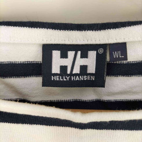 ヘリーハンセン HELLY HANSEN ボーダー ボートネックカットソー バスクシャツ レディース WL