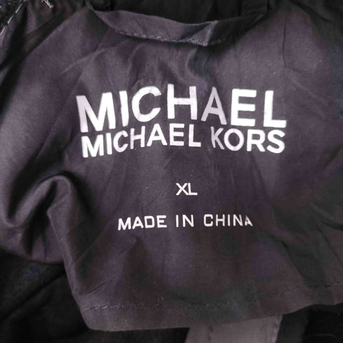 マイケルコース Michael Kors ロゴジップテープデザインフーデッドコート メンズ JPN:XL