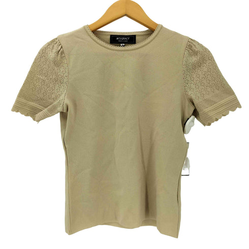 エムズグレイシー Ms GRACY 半袖ニットTシャツ レディース JPN:38
