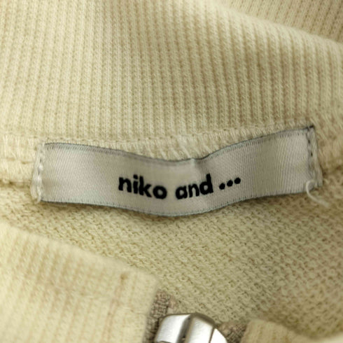 ニコアンド niko and... MMSTハーフZIPプルオーバー レディース FREE