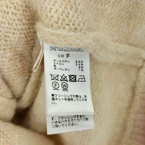 チコ Chico シャギールーズニットカーディガン レディース F