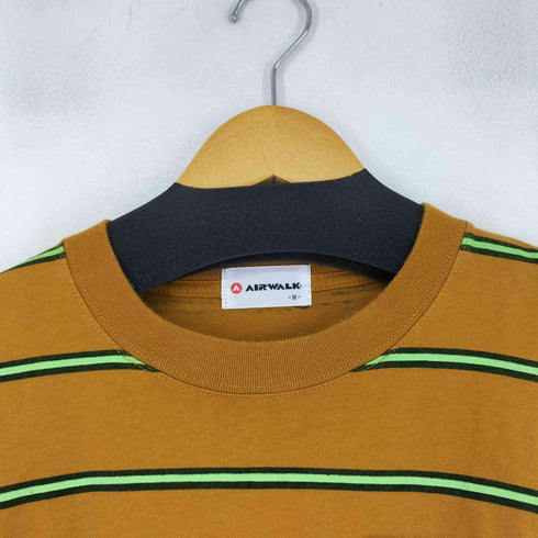 エアウォーク AIRWALK ボーダークルーネックTシャツ メンズ JPN:M