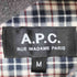 アーペーセー A.P.C. チェックレギュラーカラーシャツ メンズ JPN:M