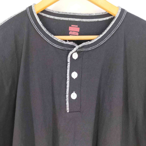 ヘルスニット Healthknit 別注 ヘンリーネックTシャツ メンズ JPN:M