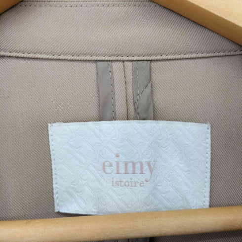 エイミーイストワール eimy istoire レザーベルト フレアテロンチコート レディース F