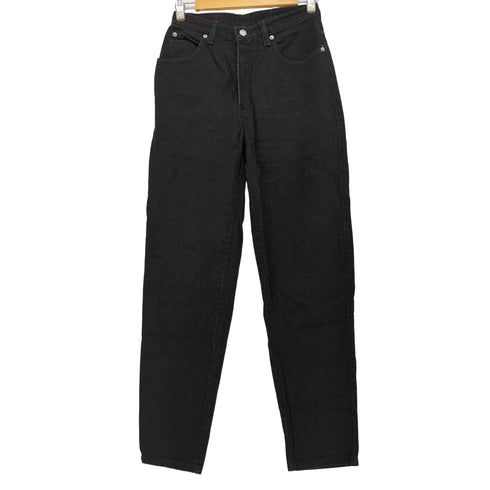 FADED GLORY DENIM ブラック デニム テーパード パンツ レディース