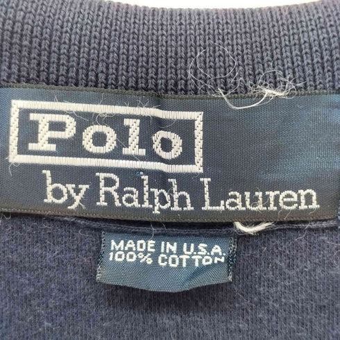ポロバイラルフローレン Polo by RALPH LAUREN リメイク 短丈 クロップド コットン S/S ポロシャツ レディース import:L