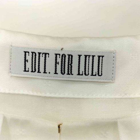 エディットフォールル EDIT. FOR LULU コットンドビー バルーンドレス レディース JPN:36